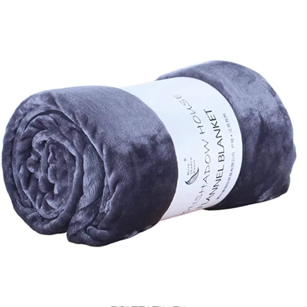 Flannel Fleece Luxury Lightweight Cozy Microfiber Solid Plush Throw Blanket