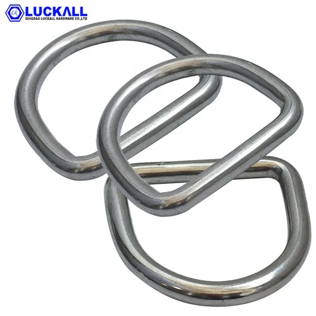 Stainless Steel 316 Welded D Ring Link Rigging High Quality 3X30
