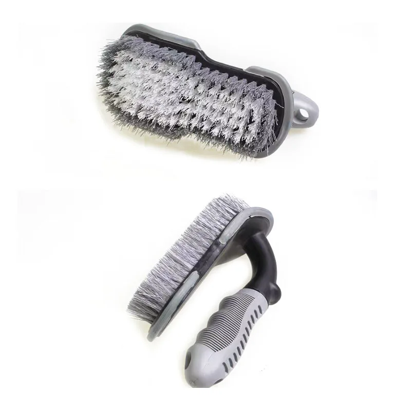 High Quality 9pcs Car Wash Brush Kit Cover Steel Wire Long Hair U-Shaped Wheel Tire Brush Cleaning Brushes