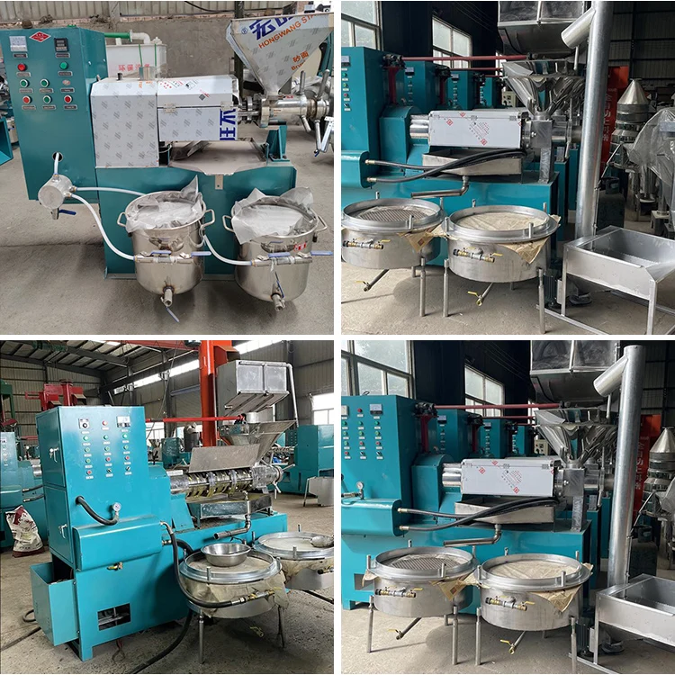 Hydraulic Machine Heat Hand Filter Extractor Automatic Cold Expeller Control Pressed Powder Supplier Oil Press