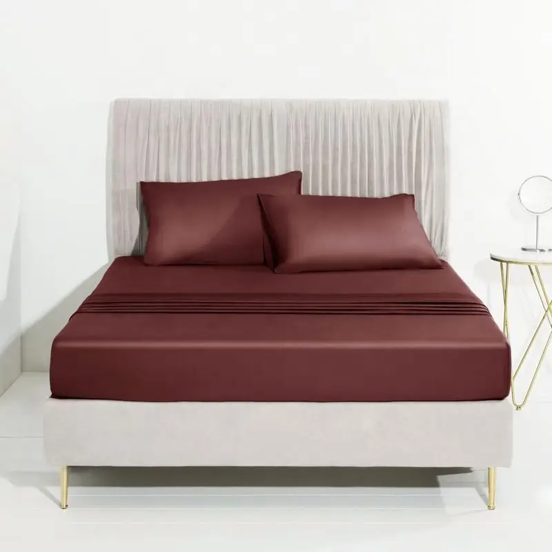 
Manufacturers 400TC Muslin Metropolitan Organic Bamboo Linen Bed Sheet Set 