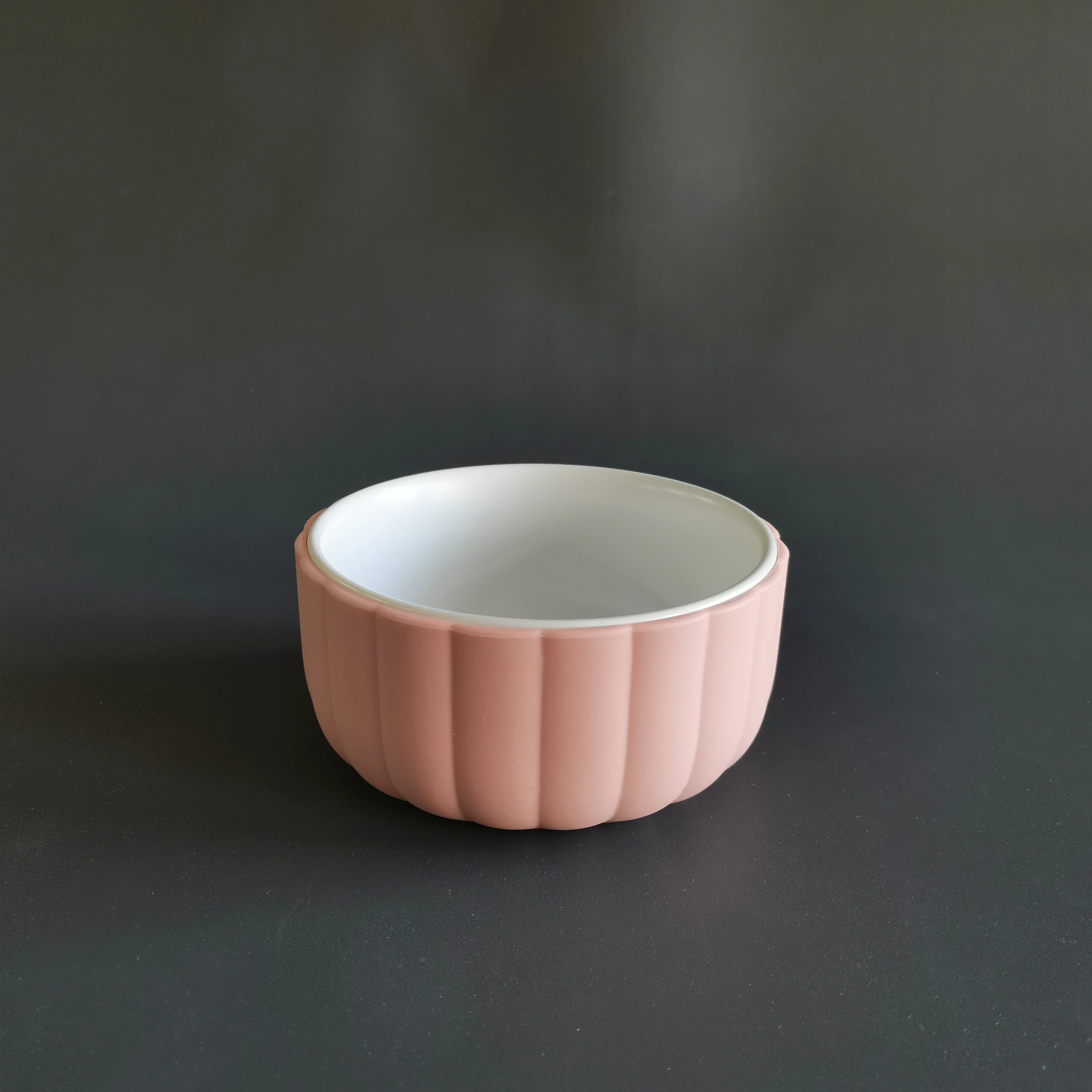 Kids Ceramic Dinnerware Bowl Nordic Feeding Nursing Silicone Bpa Free Ceramic Baby Bowl With Cover