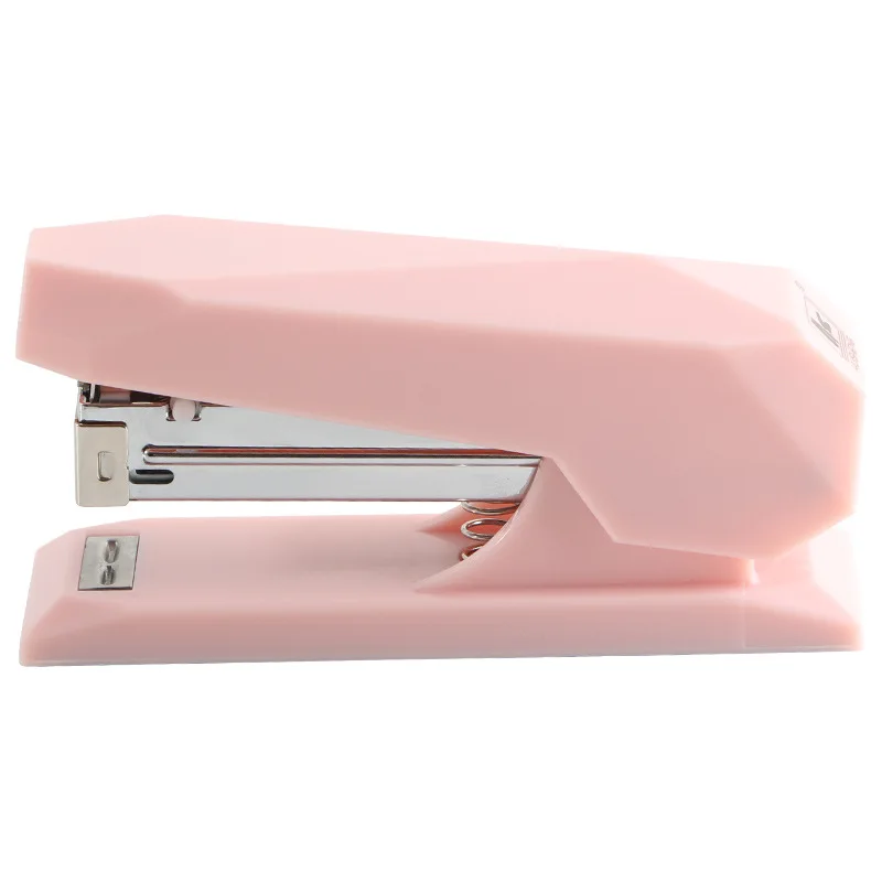 Stapler ins office student with female cute mini trumpet labor-saving stapler creative