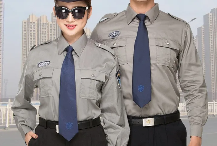 design long sleeve doorman security guard uniform