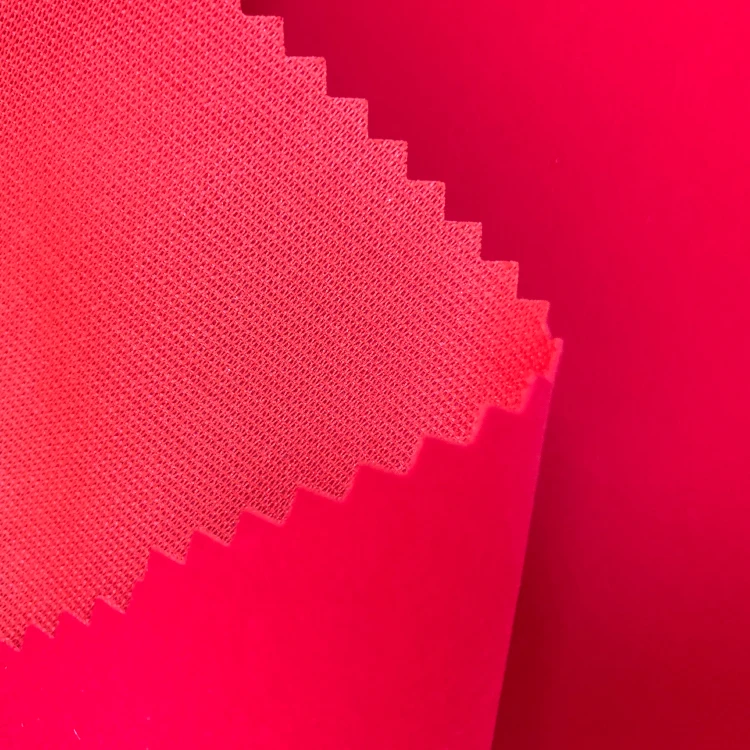 Brushed Polyamide Short Pile Nylon Wholesale Microfiber Shoe Lining Upholstery Polyester Leather Lantern Weft Knitted Fabric