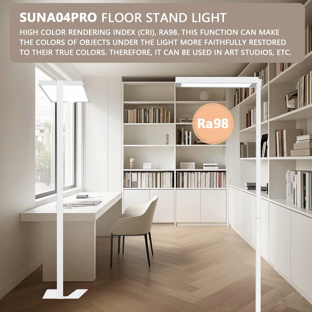 110W 4000K Floor Lamps Standing Home Decor Luxury Steel Floor Lamp for Living Room Decor Floor Lamps Office Touch Control