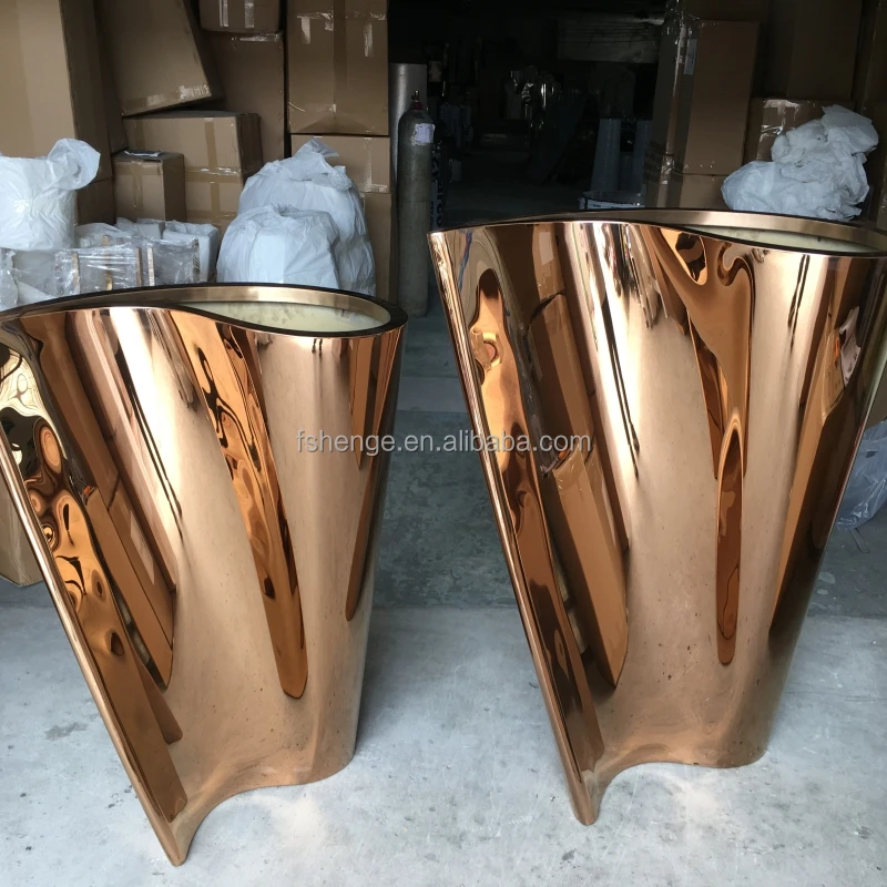 Home Decor Gold White Silver Flower Pot Vase /  Large Big Plant Pots for Plants