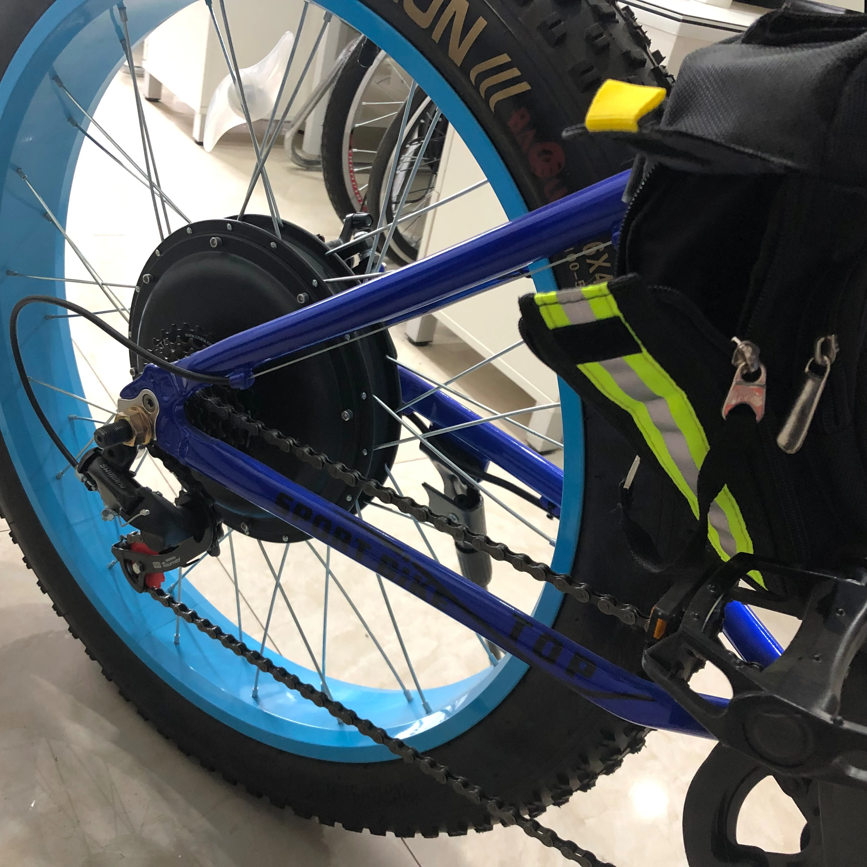 
Popular Hall Sensor Fat Tire Electric Bike Kit Gearless Ebike Kit 