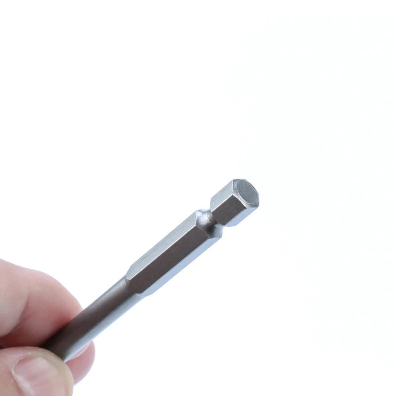 
3mm Sand Blasted Quick Change Hex Shank Single Carbide Tip Glass Drill Bit 
