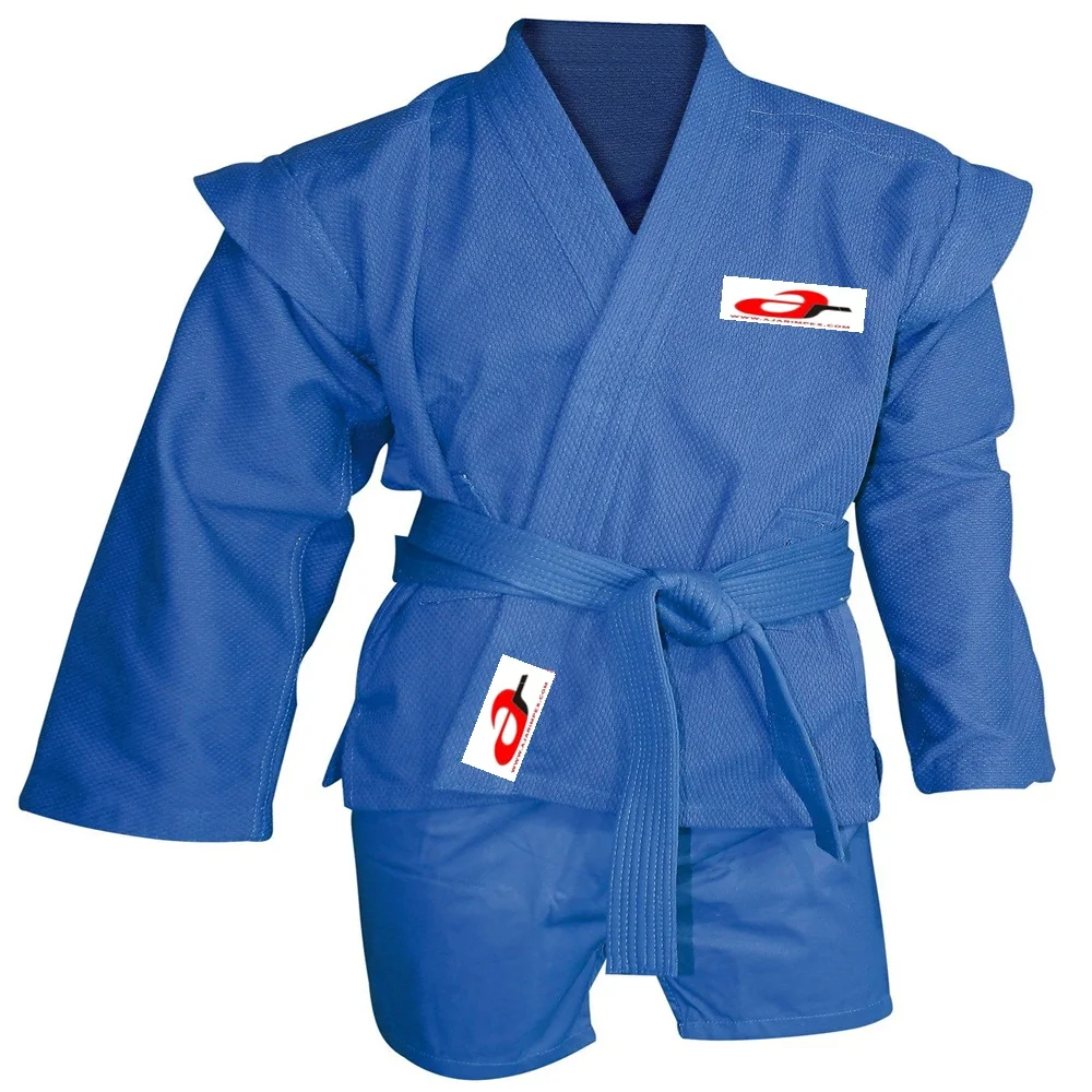 
Russian Sambo gi Chawla Fabric Jacket/Short/Belt Martial arts Uniform 