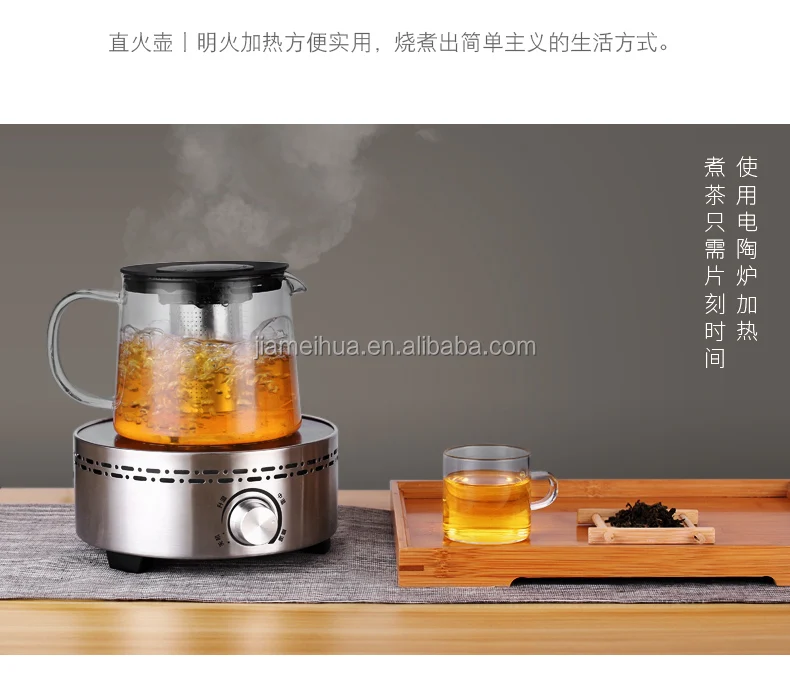 Borosilicate glass tea pot