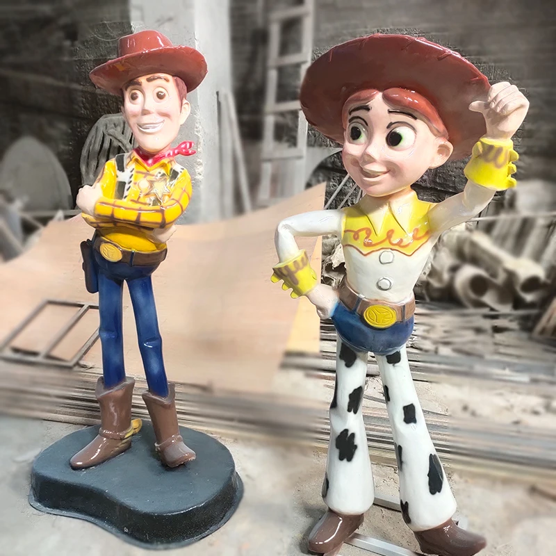 adventurous park 3d  fiberglass material movie character