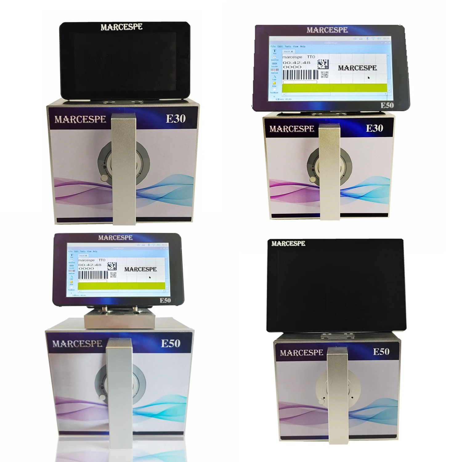 Marcespe High speed MFG EXP date printer industrial qr code Thermal transfer overprinter 6330 tto thermal printer