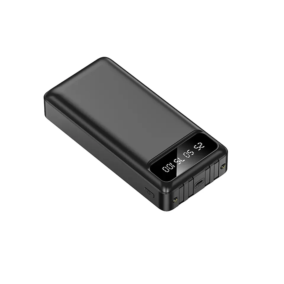 Hot Selling Mini Size Power Bank 30000mah OEM Factory Wholesale Competitive Price Gifts Built-in Cable With Flashlight Charger