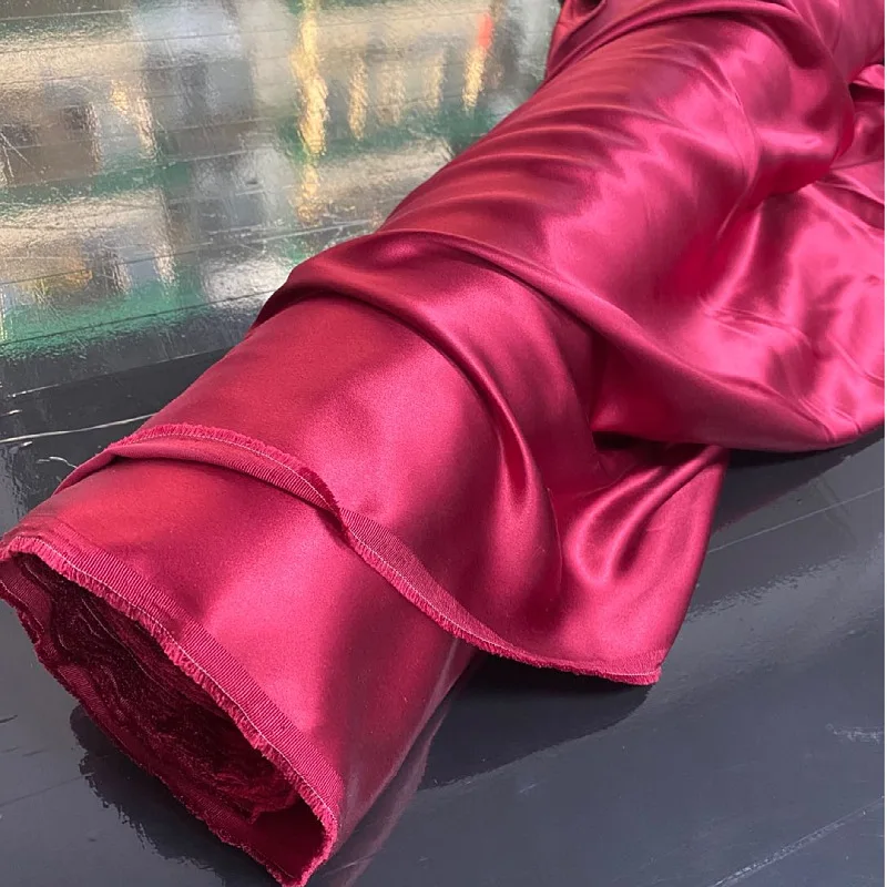 Wholesale 30 mm 114cm Width 100% Mulberry Silk 30 momme Fabric Silk Grade 6A