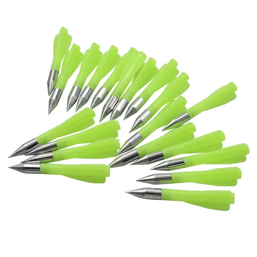 PIAOYU  Professional Green  Arrowhead Powerful Shooting Range Shooting Archery Equipment 20 Pcs Per Pack