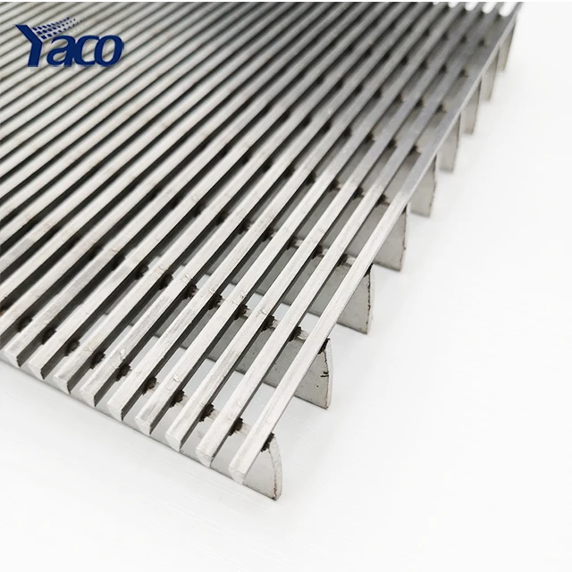 250 300 микрон SS304 SS316 плоский клиновый фильтр из нержавеющей стали