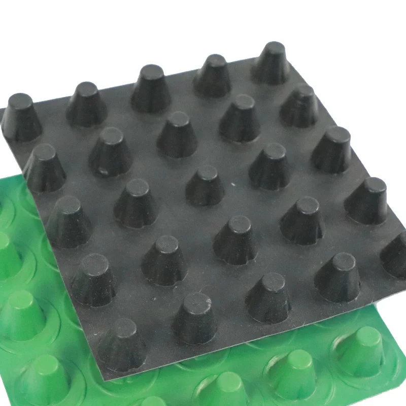 HDPE Plastic Board Drainage PVC Plastic Drainage Board Municipal Engineering: road subgrade,subway tunnel, landfill