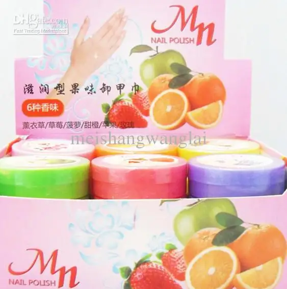 new arrival skin care nail polish remover pad wet wipe OEM