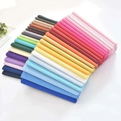 HAOYU Textile factory direct sale  C21x21 100x50 Woven Plain Cotton Fabric for shirt
