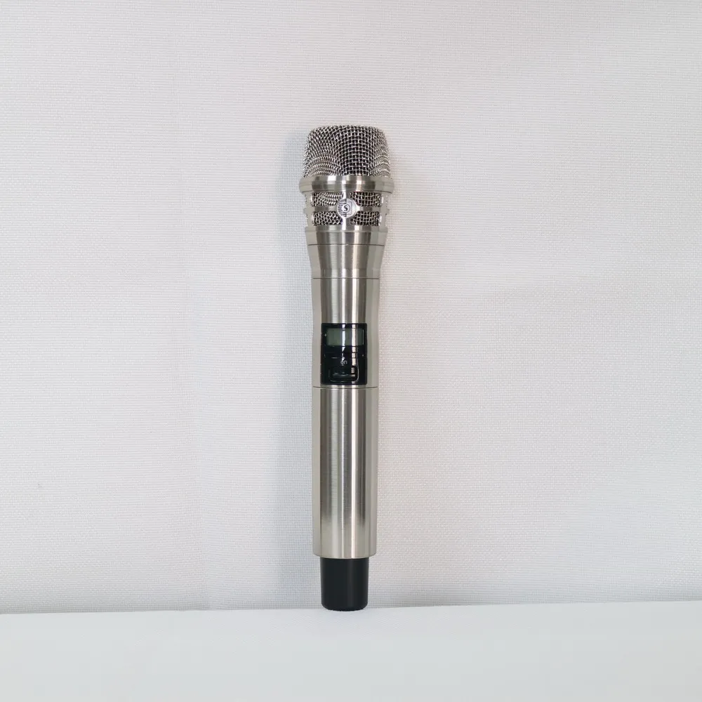 High-End Digital Wireless Microphone System AD4D-II Silver KSM8 Handheld ADX2 DJ Karaoke Stage Singing Vocal Mic