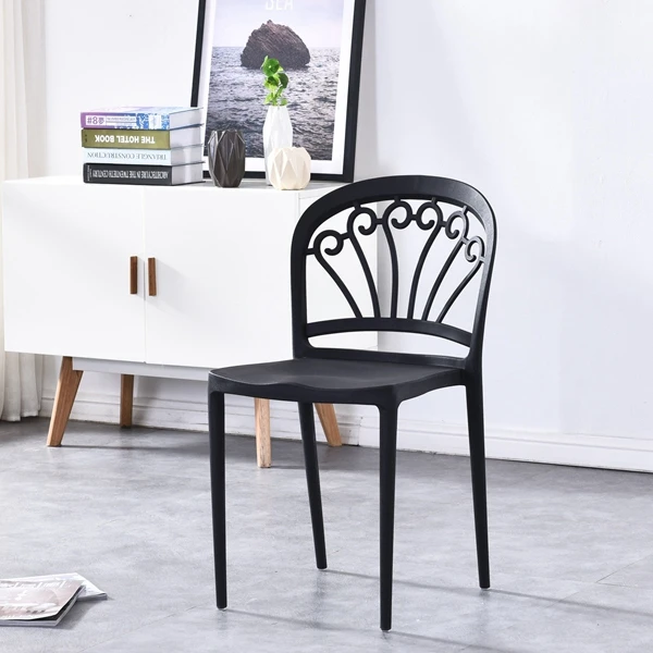 NEW design polypropylene dining room full plastic chairs family dinner used kitchen dining chairs