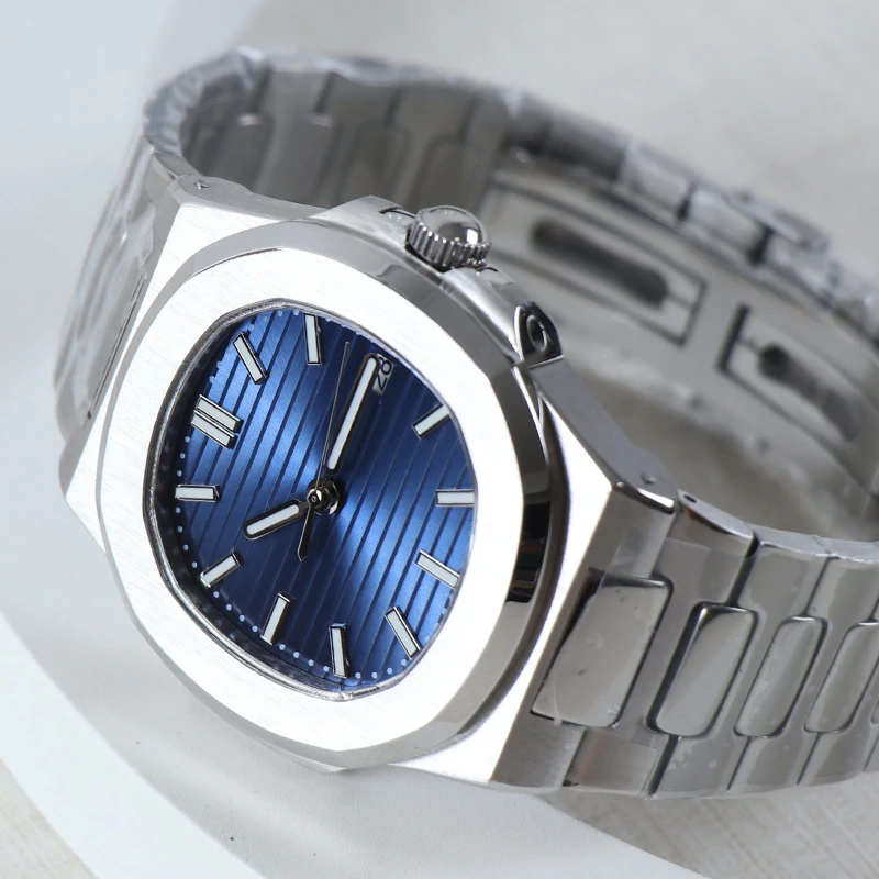 Minutetime No DIY logo Watch Automatic Movement NH35 Watch Mechanical Watches For MEN Luxury Strap NH35 Sterile Dial Waterproof