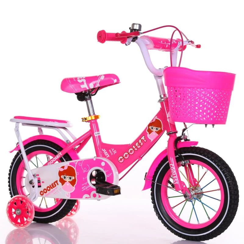 Fashionable princess kids bicycles girls boys bike children sports bike with removable auxiliary wheel
