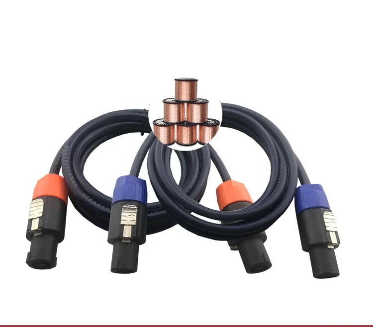 NL4FC кабель громкоговорителя Om Plug 4 Pin динамика для активного м/м 1 м 2 3 5 Высокое