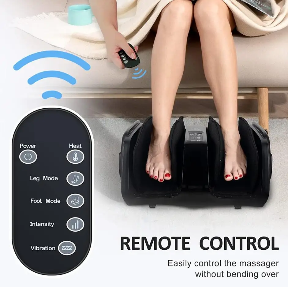 hot selling 2023 Healthy Body Care Shiatsu Air Foot leg Massager Machine Equipment Product Top Rated calf and Foot Massager