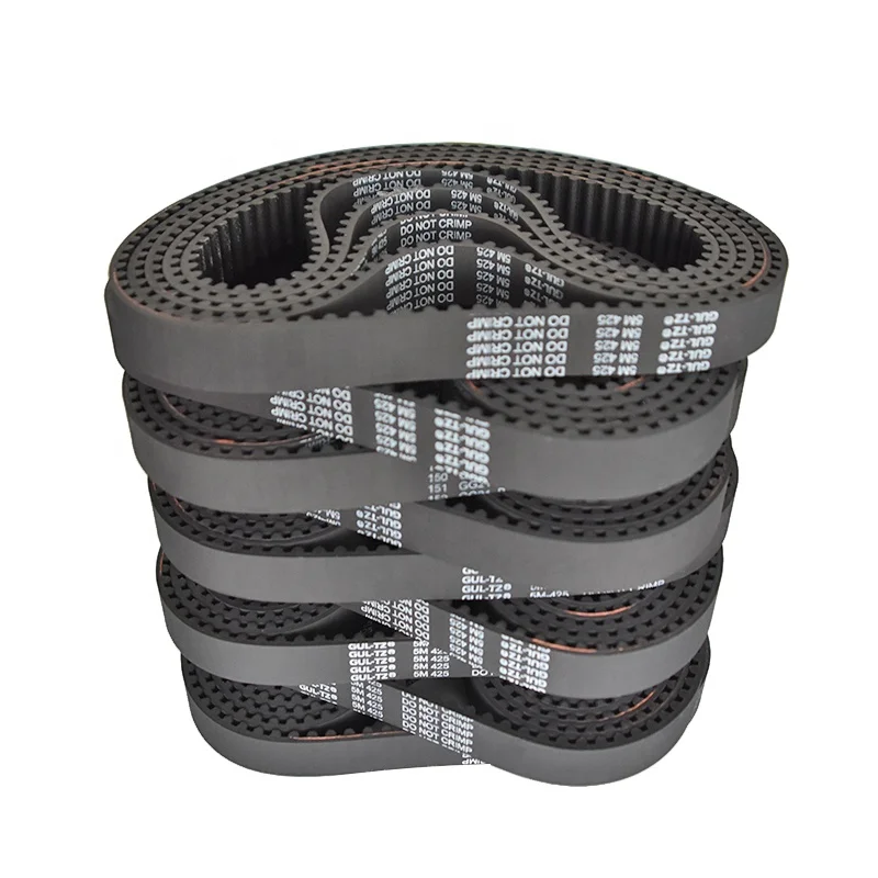 5M-425 Rubber Thick industrial Capping machine Timing belt/Rubber coated timing belt