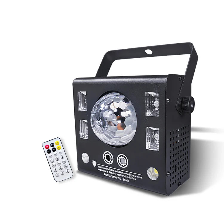 Kaleidoscope-4-in-1RGB Утюг с дистанционным управлением эффективный сценический лазерный волшебный свет для бара ktv