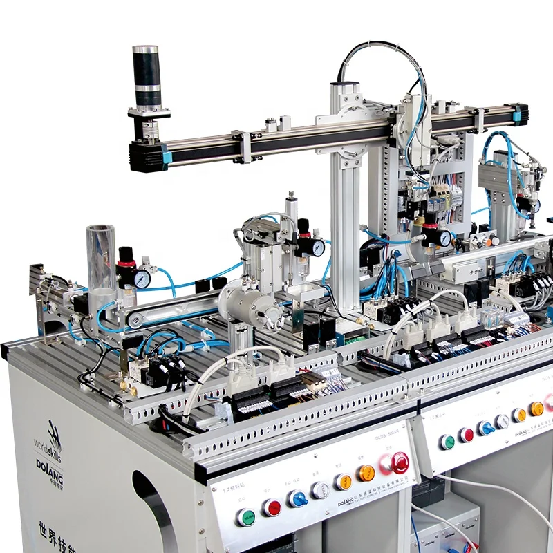 Didactic Vocational Industrial Robot Transmission Line Trainer Modular Flexible Product Line System Training System