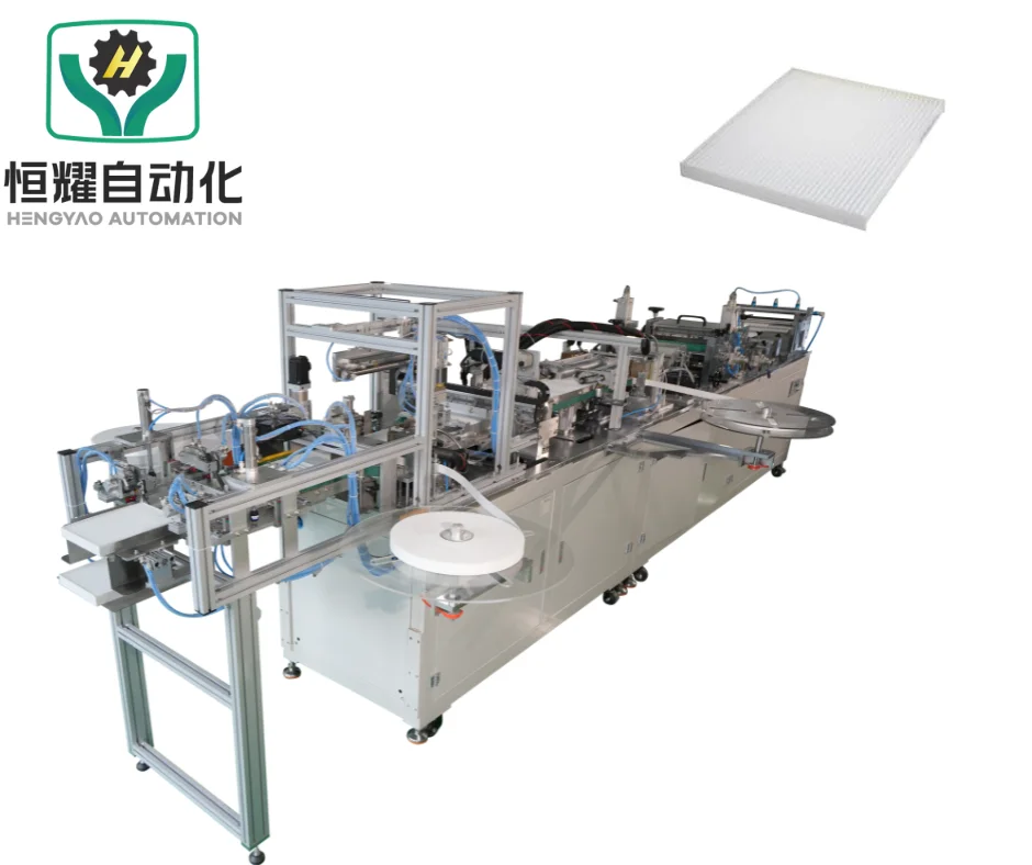 Hot Selling Automatic Car Air Conditioner Replacement Cabin Air Filter Production Line
