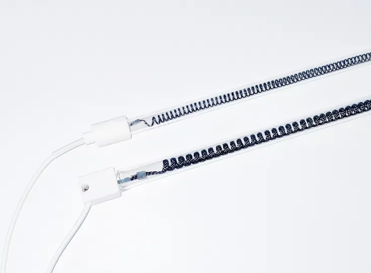 Quartz Infrared Heater Lamps Electric Halogen Infrared Heater Tube for Drying Iron Sheet With Coating