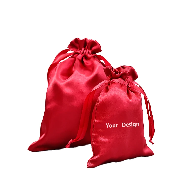 Satin Pouch Jewellery Satin Silk Jewelry Pouch Custom Satin Silk Pouch Gift Bags
