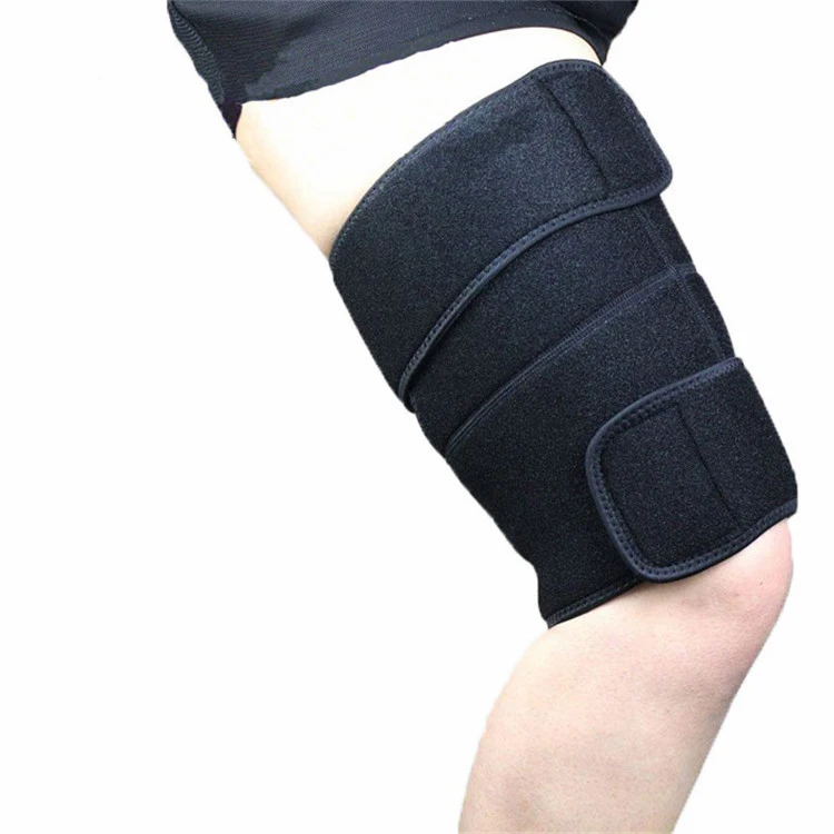 Outlet Sports Elastic Leg Neoprene Adjustable Hinged Knee Thigh Support Brace