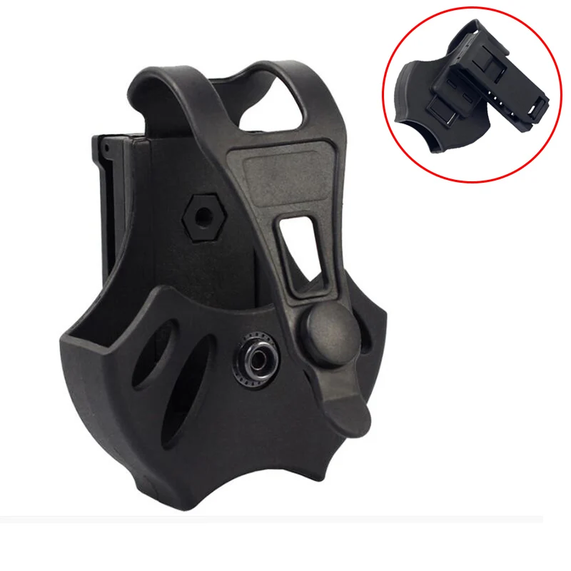 Factory Tactical Handcuff Holder Case 360 Degree Rotation Fits Standard Handcuffs Shackles Cover Molle Belt Clip