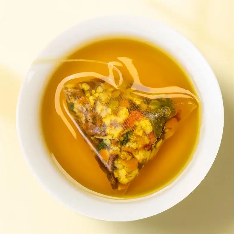 Chrysanthemum Medlar Tea Cassia Seed Honeysuckle Triangle Health Organic Tea Bag Packaging OEM Manufacturer