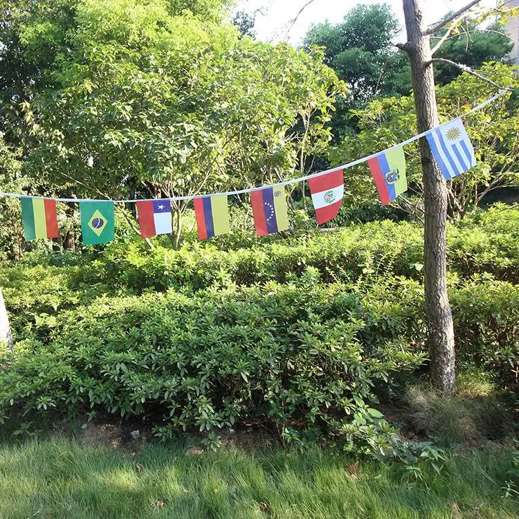 Rainbow String Banner For Festival For Advertising Promotion Activities  decorative garden flag 24x16