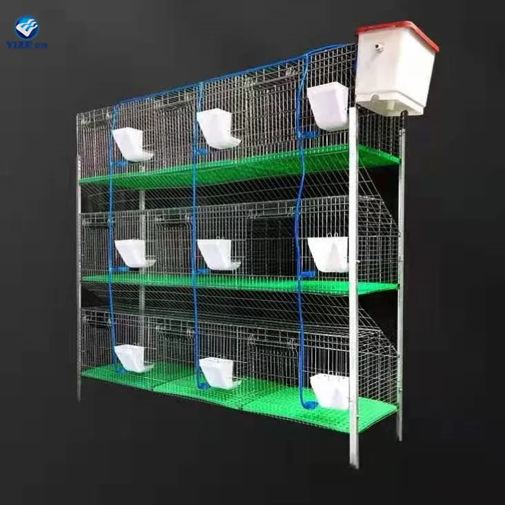3layer /4layer Male/commercial/ Breeding Layer Rabbit Cages Female or Male,or Mother Rabbit Cage Galvanized Wire 2.0-4.0 Mm