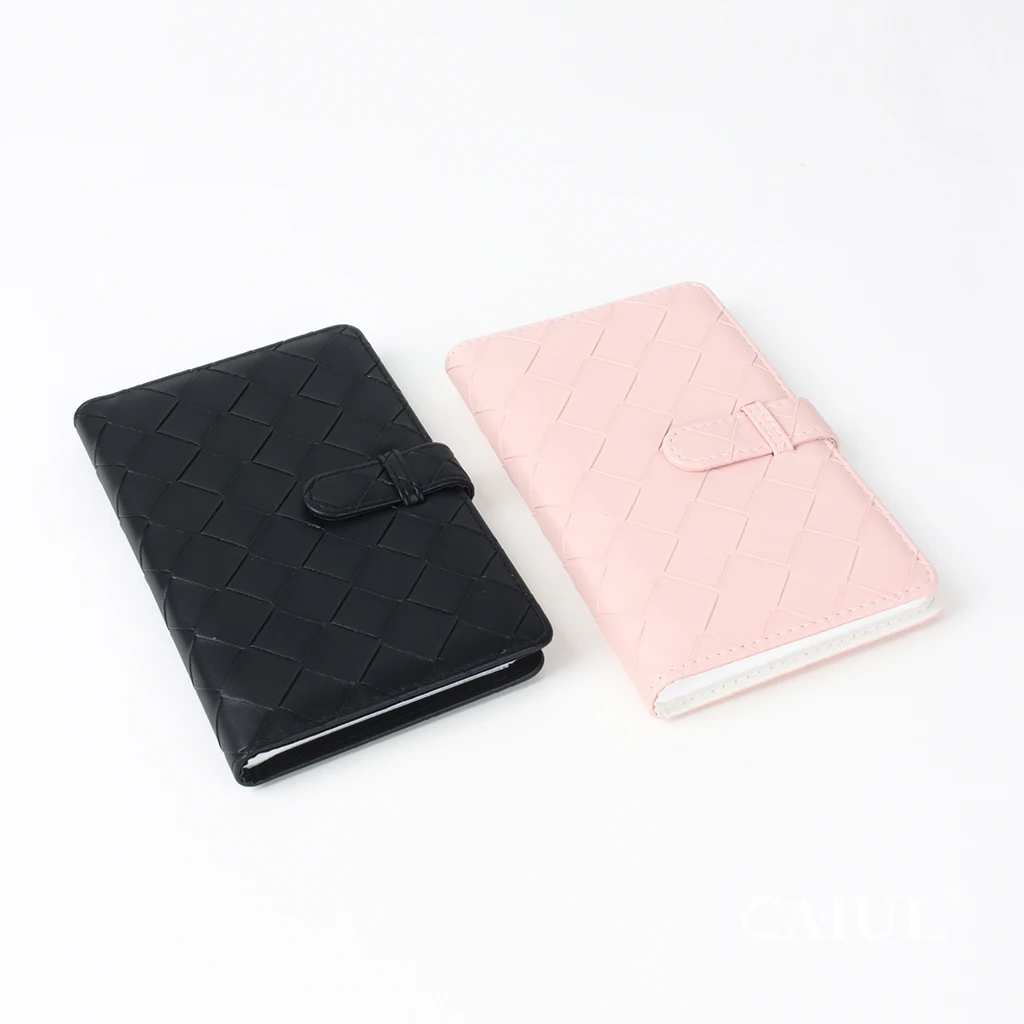 Pink Black Woven Pattern Home Decor Album Photo Weeding PU Leather mini photo album for fujifilm instax mini 11 flim