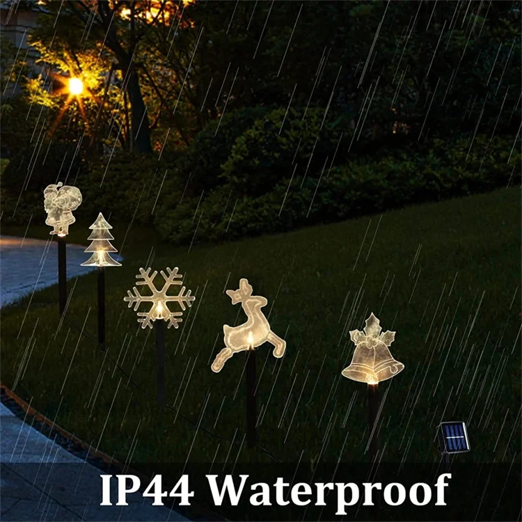 Hot selling solar snowman Christmas courtyard decoration outdoor garden atmosphere landscape ground lamp