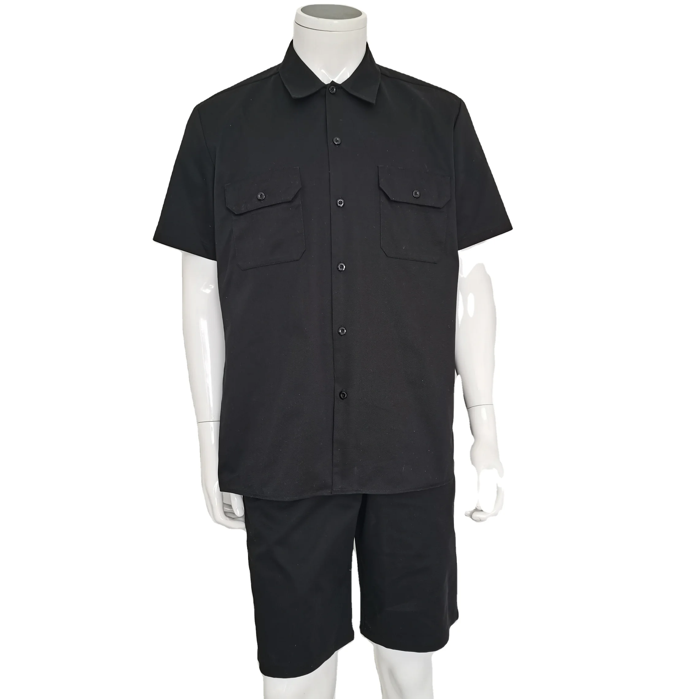 Customized logo shirt hot Sale soil release Shirt,short Sleeve Work Uniform,Work wear Uniform high street shirt