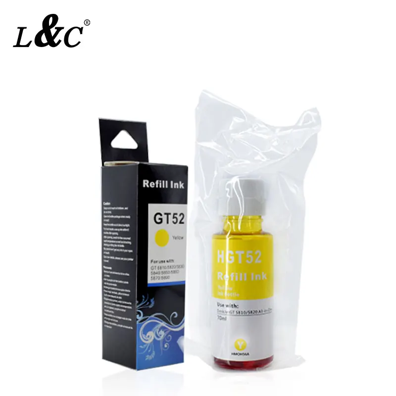 L&C Hot Sale Factory Direct Red Rainbow Printing Ink HP For  Printer GT5810 GT5811 GT5820 GT5821