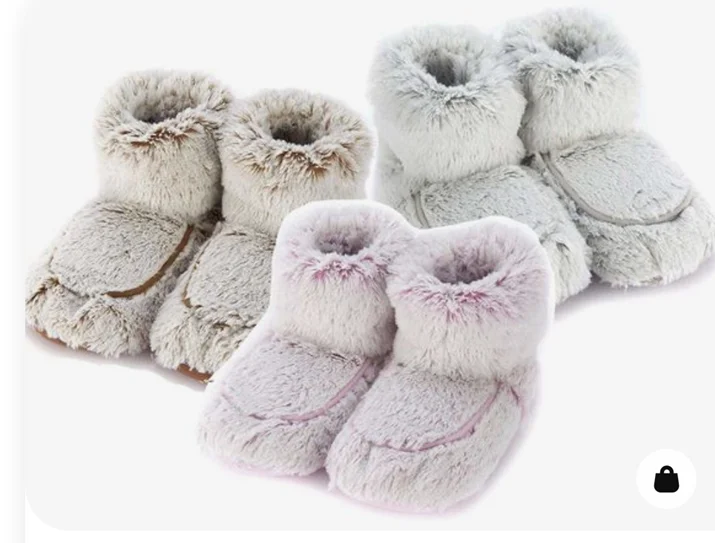 Microwaveable Slippers and Feet Warmers Heat Therapy Socks Microwavable Heating Pad for Feet Microwave Heated Slippers