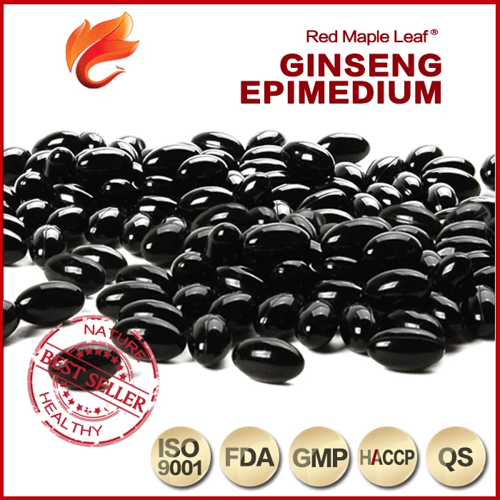 
Ginseng Root Extract Pills Epimedium Seeds Supplement Soft Gels 500mg 