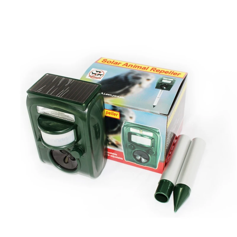 Solar Charge Ultrasonic Cat Repellent Dog Repellent Wild Boar Animal Repellent
