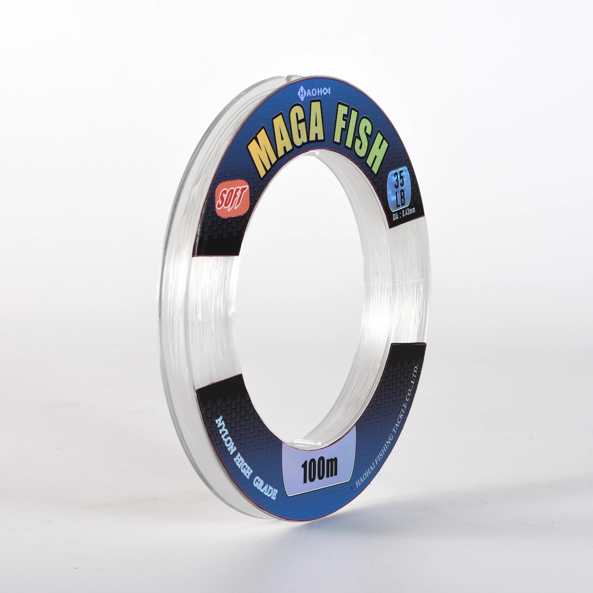 Manufactory Super Strong Supple Monofilament Fishing Line Clear Fishing Line Naylone