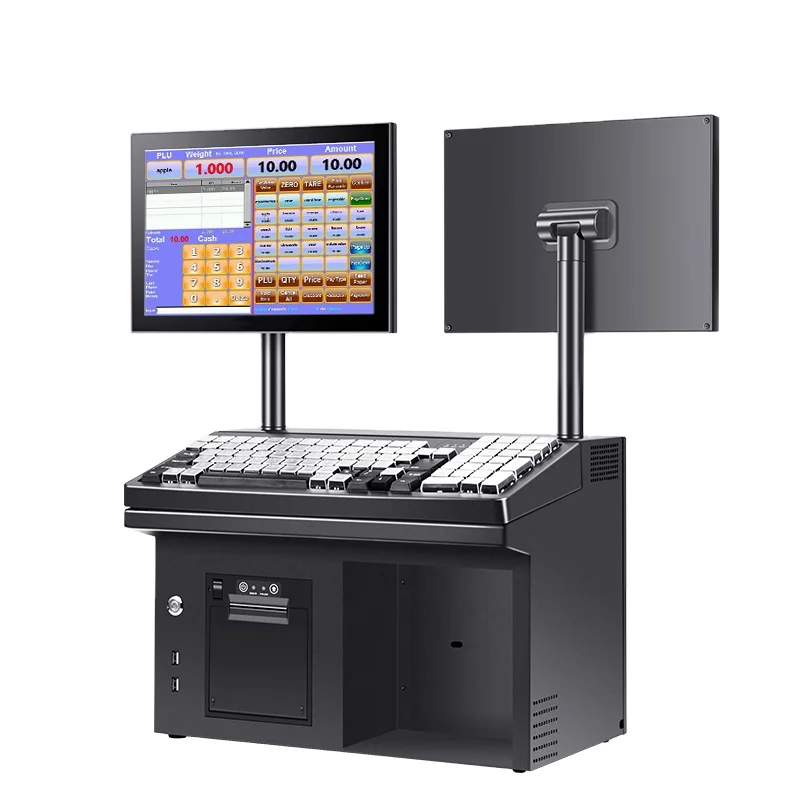 Cash Register POS Machine All In One POS Hardware Point Of Sale Cash Register Computer Desktop Android  Pos Systems